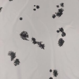Плащова Водо Відштовхуюча Біла З Принтом Ляпки. Плащівка Біла З Принтом Ляпки