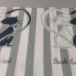 Бязь Біла Принт Котики
