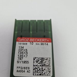 Набір швейних промислових голок товстих groz-beckert dpx5 №90 (10 штук)