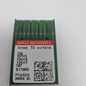 Набір швейних промислових голок товстих groz-beckert dpx5 №110 (10 штук)