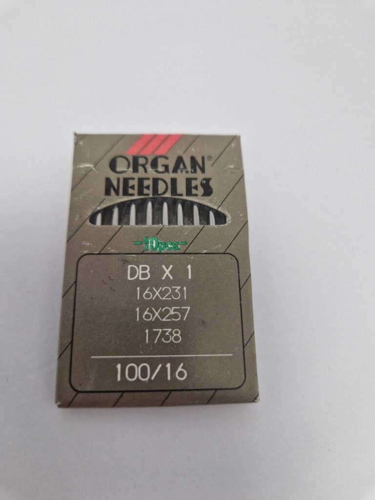 Машинні голки organ needles dbx1 №100 (10 штук в упаковці)