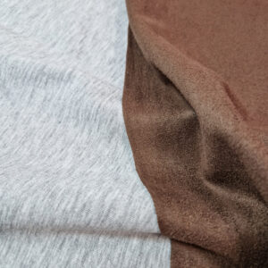 Замша На Трикотажі Коричнева