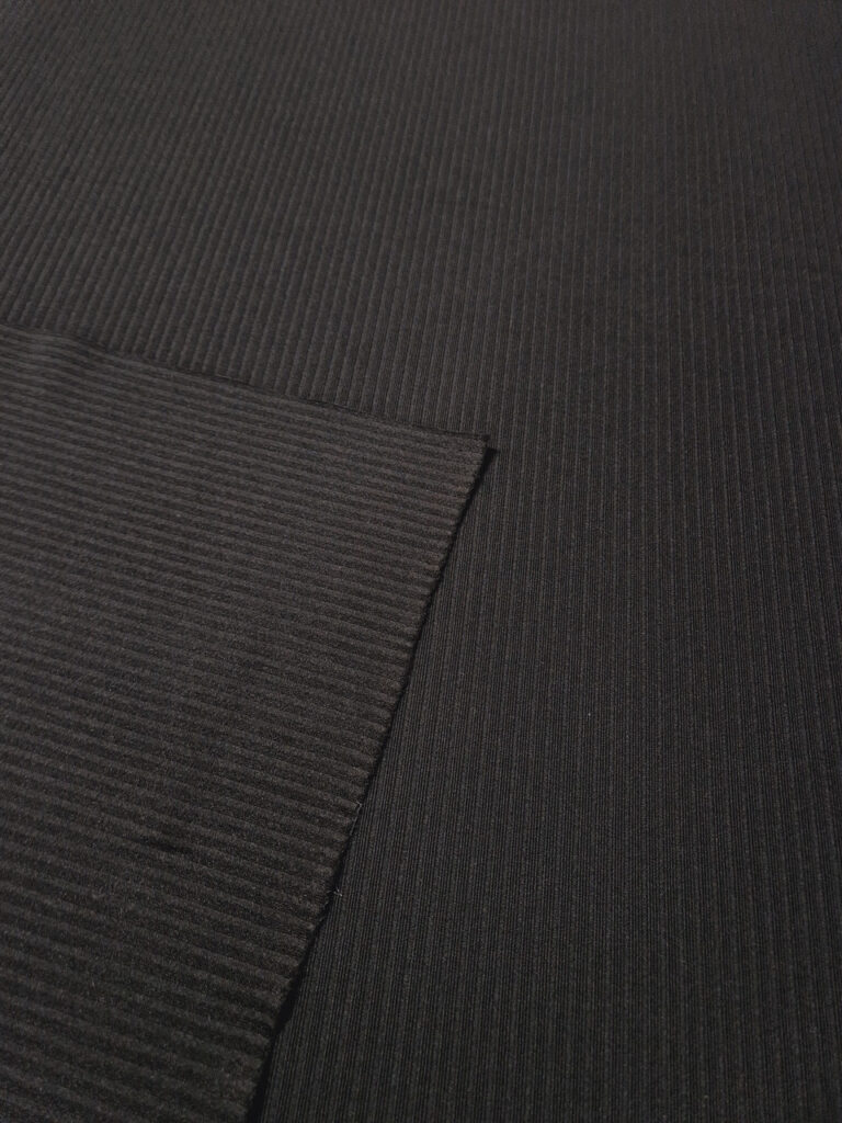 Трикотаж Гумка Чорна