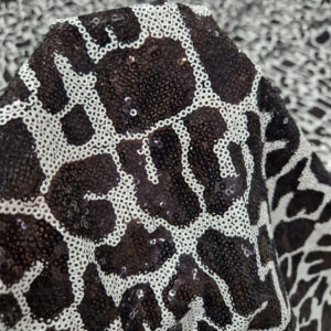 Сітка З Паєтками Принт Зебра