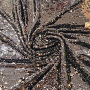 Сітка З Паєтками Двосторонніми Чорні-Золото