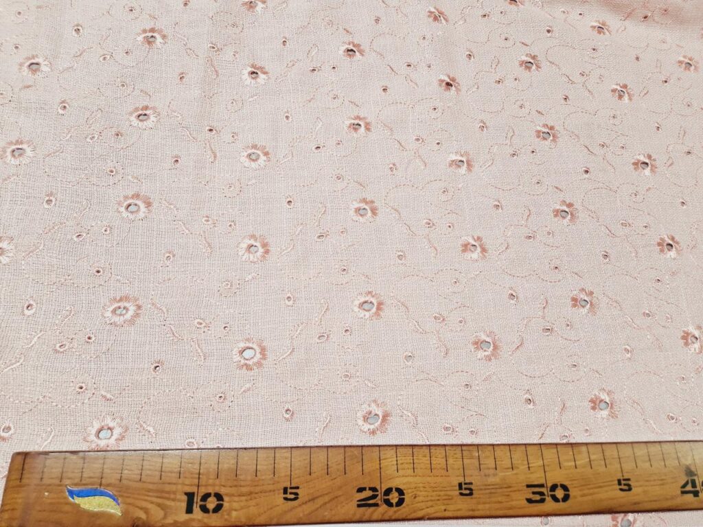 Рогожка Вишивка Рожевий