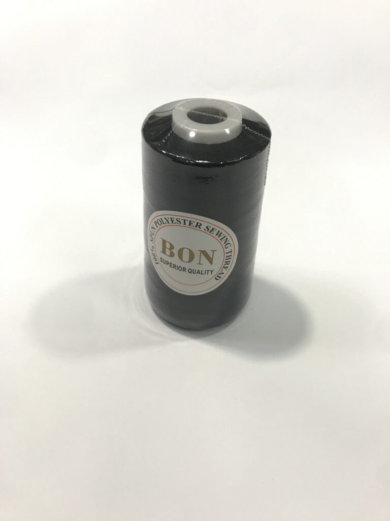Нитка текстильна №40 / 4000yds чорна — чорний