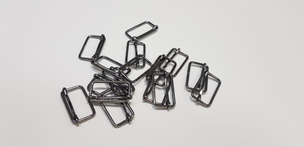 Протяжка металева 3 см темний нікель — метал, нікель