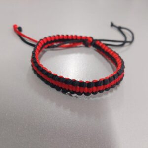 Браслет червоно-чорний