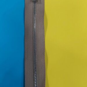 Блискавка металева №5 на 1 бігунок 80 см бежева