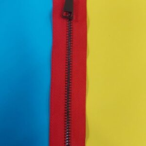 Блискавка металева №5 на 1 бігунок 80 см червона