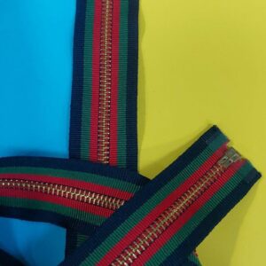 Блискавка металева різнокольорова на 1 бігунок 75 см