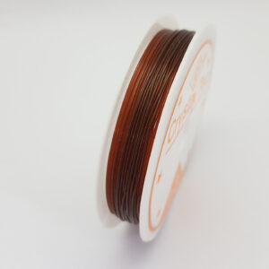 Еластичний шнур для виготовлення ювелірних виробів dalab crystal tec 0.8 мм коричневий