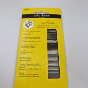 Набір голок craft pack бренда john james (33 штуки)