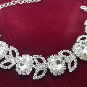 Браслет жіночий ажурний срібний з каменями ширина 20 мм