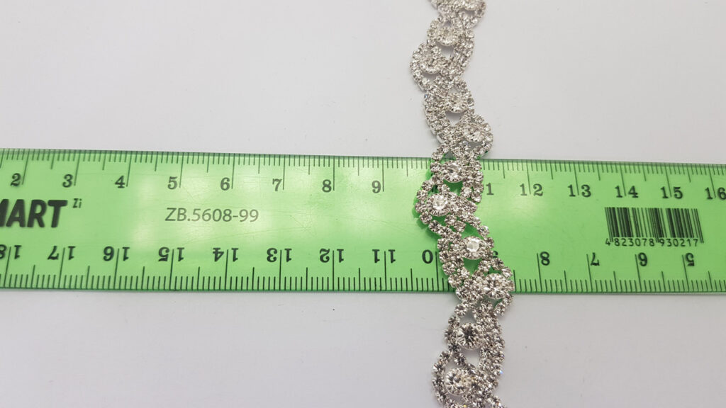Браслет жіночий ажурний срібний з каменями ширина 20 мм