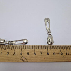 Бігунок на виту блискавку тип 5, нікель