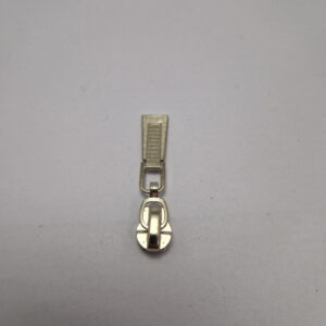 Бігунок на виту блискавку тип 5, сірий