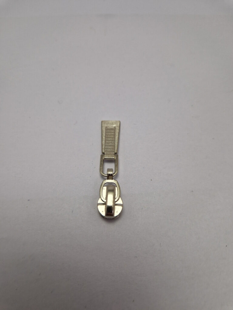 Бігунок на виту блискавку тип 5, сірий