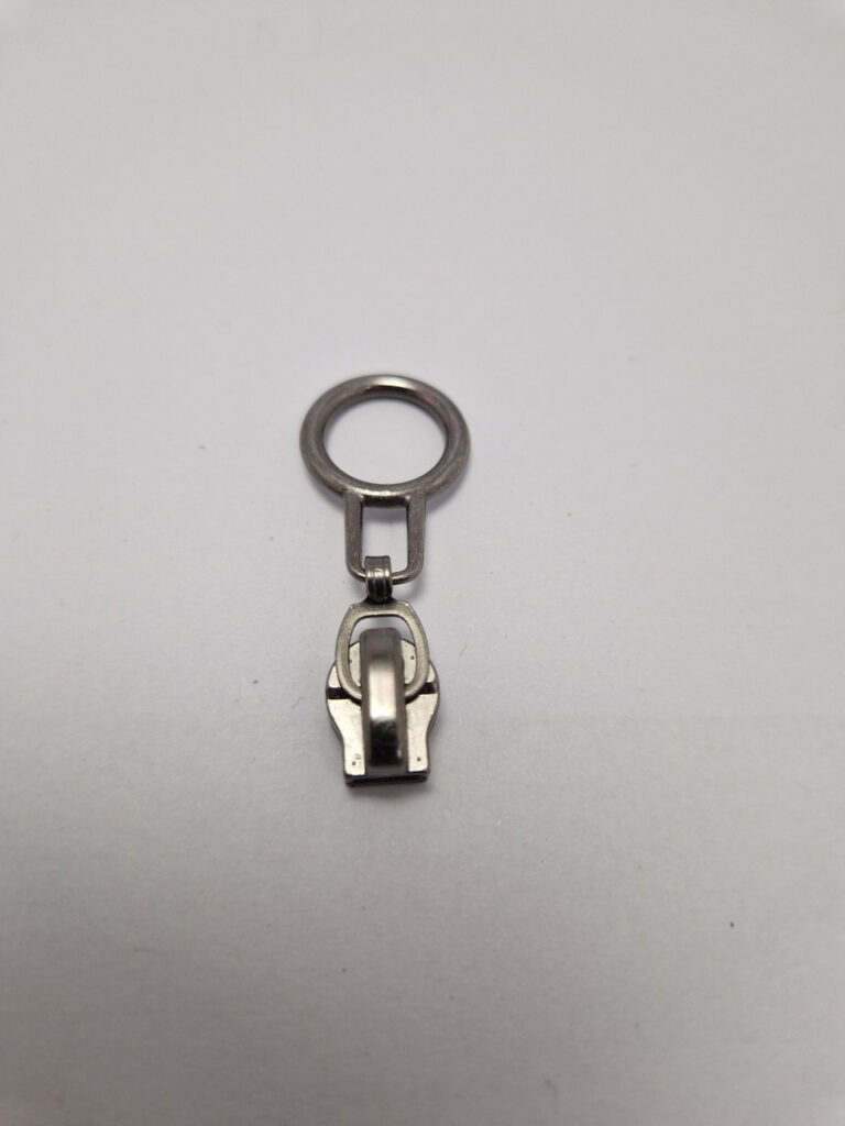 Бігунок на виту блискавку тип 5, темно-сірий