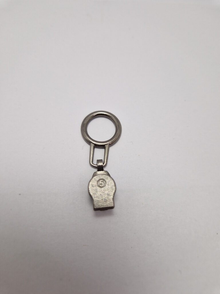 Бігунок на виту блискавку тип 5, темно-сірий