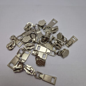 Бігунок на виту змійку тип 5, нікель світлий нікель