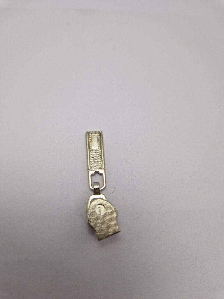 Бігунок на виту блискавку тип 7, нікель