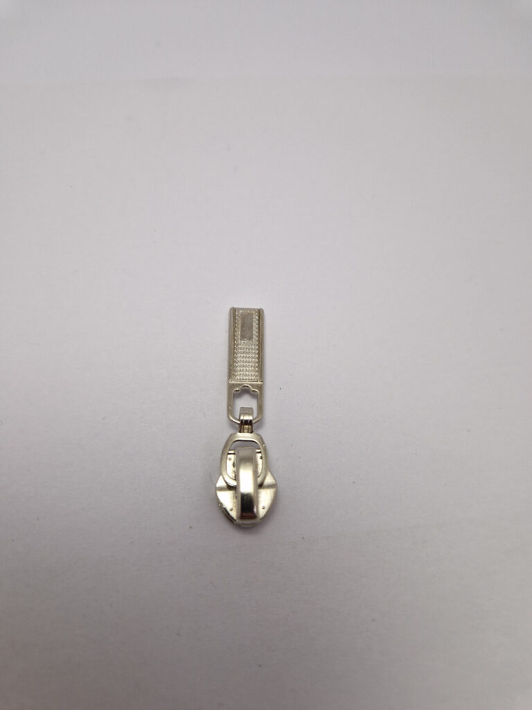 Бігунок на виту блискавку тип 7, нікель