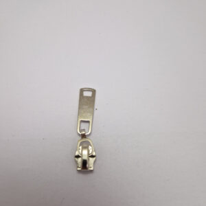 Бігунок на виту блискавку тип 7, сірий