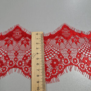 Мереживо французьке червоне, ширина 11 см