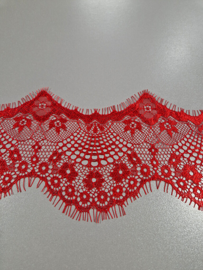 Мереживо французьке червоне, ширина 11 см
