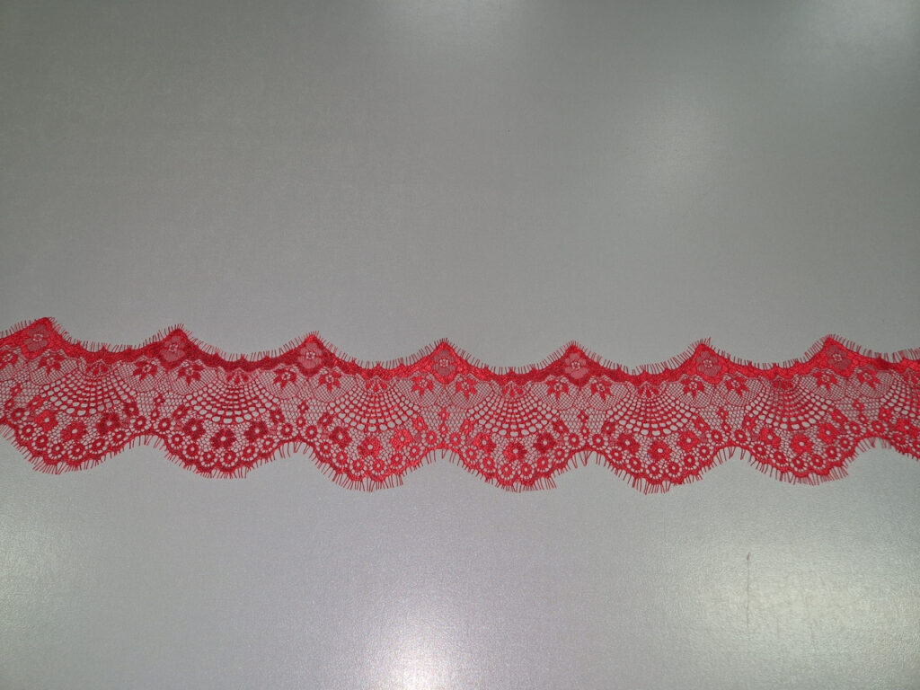Мереживо французьке червоне, ширина 11 см