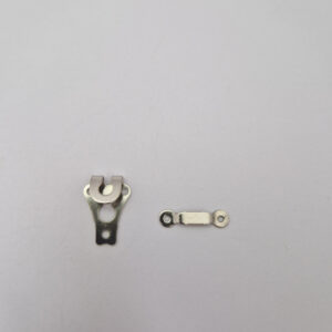 Брючні гачки пришивні, нікель 2 см — метал, никель