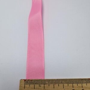Стрічка репсова 2 см рожева