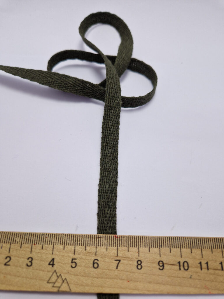 Кіперна стрічка хакі 1 см