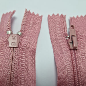 Блискавка брючна вита 18 см (№4) рожева