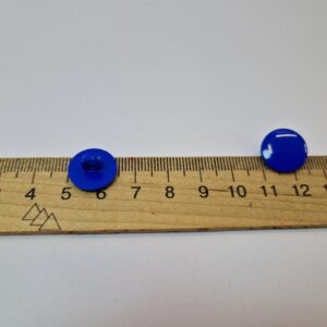 Гудзик синій на ніжці 1.5 см