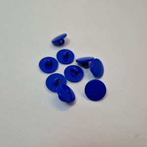 Гудзик синій на ніжці 1.5 см