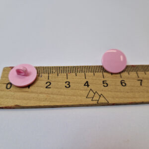 Гудзик рожева на ніжці 1.5 см