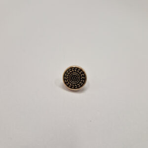 Гудзик на ніжці золотисто-чорна 1.2 см