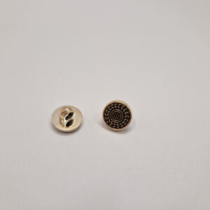 Гудзик на ніжці золотисто-чорна 1.2 см