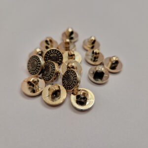 Гудзик на ніжці золотисто-чорна 1.2 см