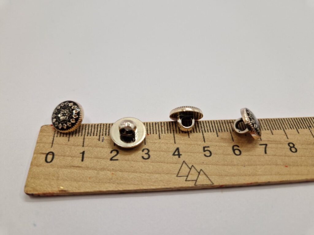 Гудзик на ніжці золотисто-чорна 1.2 см