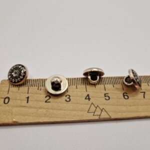 Гудзик на ніжці золотисто-чорна 1.2 см