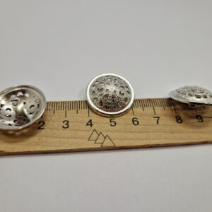 Гудзик на ніжці нікель металевий 2.3 см