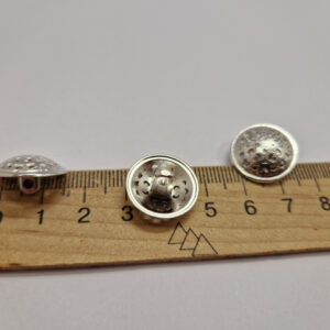 Гудзик на ніжці нікель металевий 1.7 см