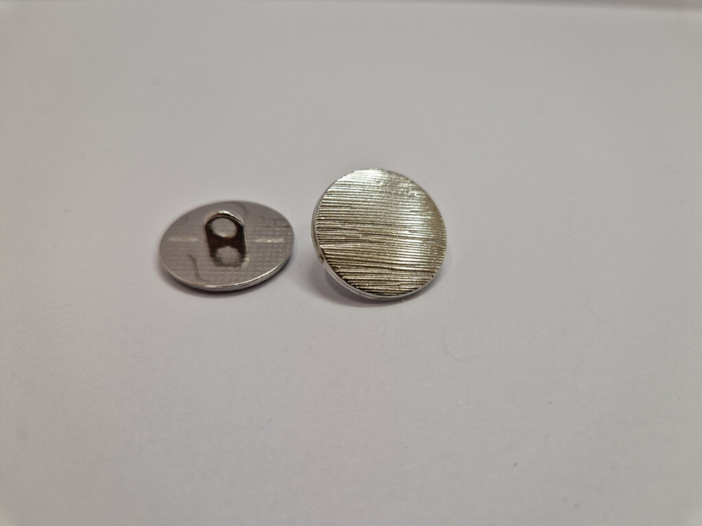 Гудзик на ніжці нікель металевий 2 см