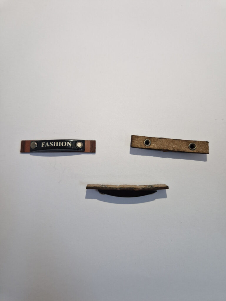 Нашивка шкіряна пришивна з