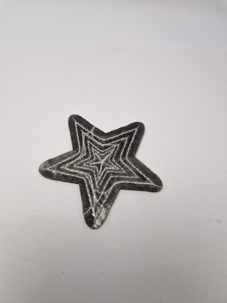 Нашивка термонаклейка зірка