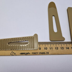 Застібка-регулятор на липучку molded hook (пара), колір койот